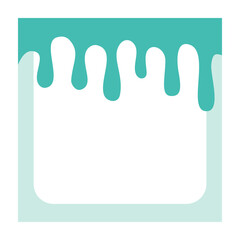 The rectangular note paper was colored with a greasy liquid.