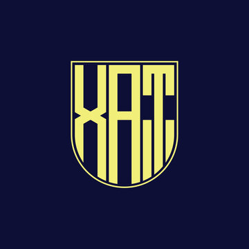 xat letter logo design