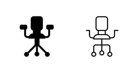 Office Chair I Vector Icon