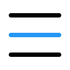 Obraz premium menu line color icon