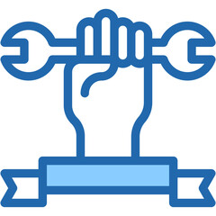 Vector Icon Labor Day, Labor, Hand Gesture, Hand, Holidays