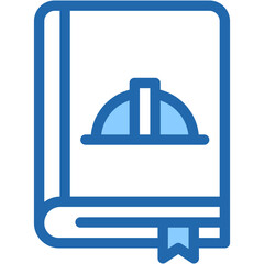 Vector Icon Book, Labor Day, Helmet, Library, Reading