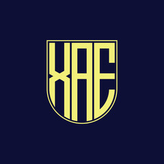 xae letter logo design