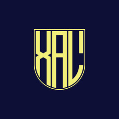 xal letter logo design
