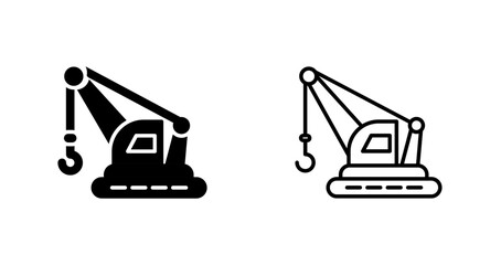 Crane I Vector Icon