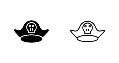 Fototapeta premium Pirate Hat I Vector Icon