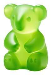 PNG Koala green candy toy.