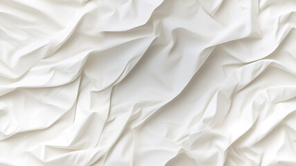 Fototapeta premium Paper texture white background crumpled design element