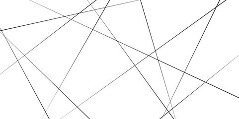 Chaotic abstract line seamless pattern. Random geometric line seamless pattern. Abstract background with random black lines