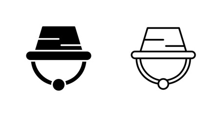 Camping Hat Vector Icon