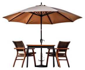 PNG Umbrella chair table architecture.