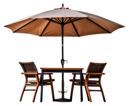 PNG Umbrella chair table architecture.