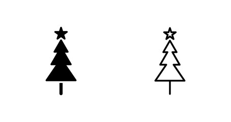 Christmas Tree Vector Icon