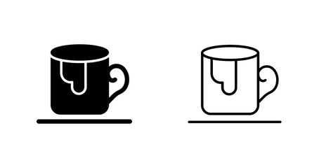 Obraz premium Hot Chocolate Vector Icon