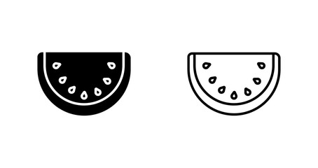 Watermelon Vector Icon