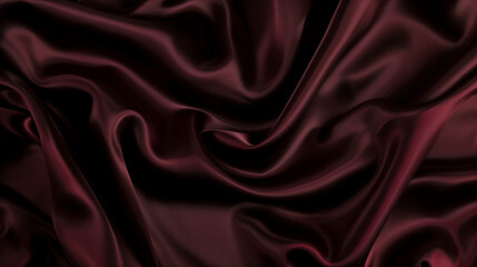 Obraz premium Smooth satin in burgundy, perfect for elegant evening wear promotions