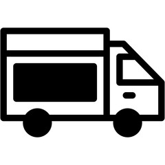 Vector Icon Truck, Delivery, Transport, Cargo, Shipping And Delivery