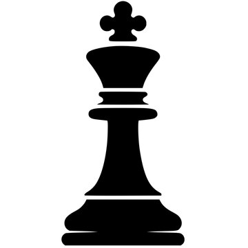 recommend clip art: Chess king silhouette