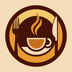    menu, label, eatery, logotype, cafes, vintage, spoon, knife, cooking, badge, emblem, business, fresh, insignia, signs, drawing, illustration, vector, design, fork, symbol, icon, template, set, isol