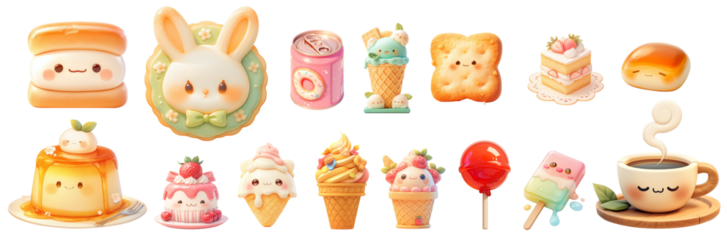 Some cute physical illustration materials