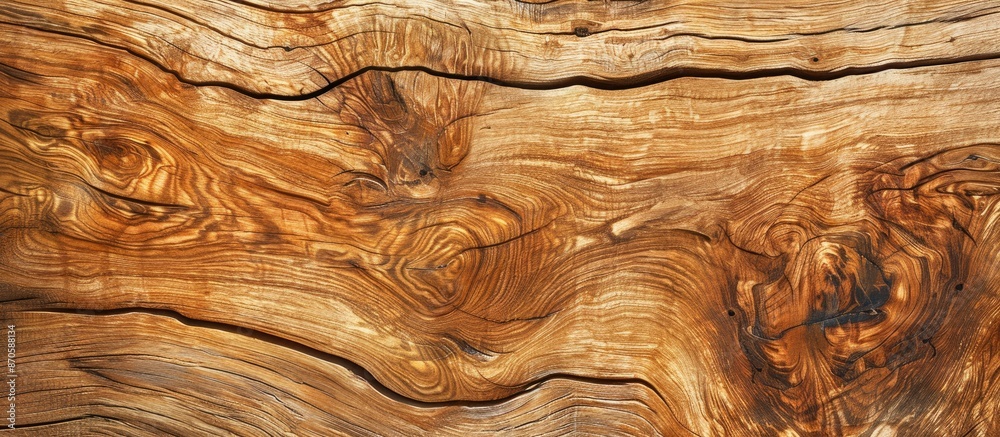 Fototapete Design with a wooden surface displaying a natural pattern, perfect for showcasing with a copy space image.