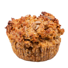 Homemade Whole Wheat Muffin with Sunflower Seeds
