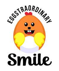 Eggstraordinary Smile SVG T-shirt Designs, Easter SVG Bundle