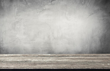 An elegant and subtle abstract light backdrop for product display with graceful and subtle shadows cast by tree branches on the wall. rays of the window, with an empty table