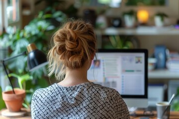 A person looking at job listings on their computer, quiet quitting, career transition
