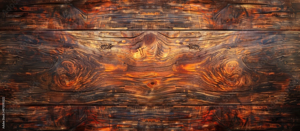 Aufkleber Abstract background with a brown wood texture, providing a warm and natural feel in the copy space image.