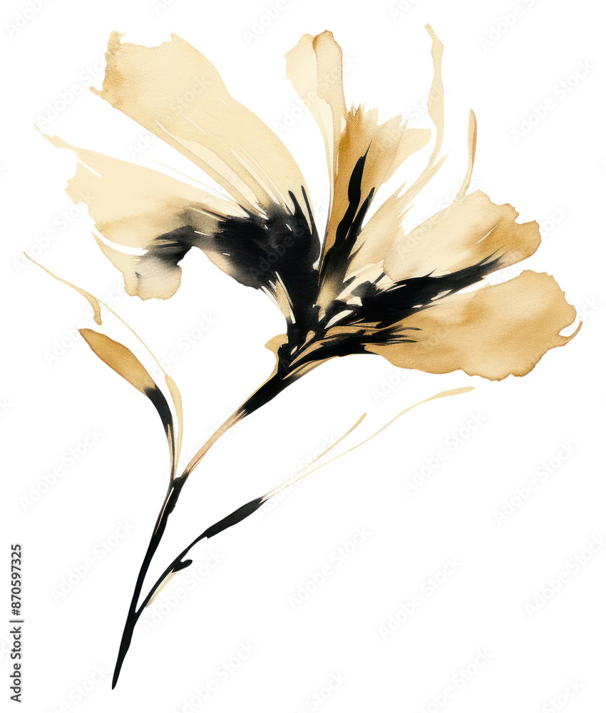 Canvas Prints png flower petal plant ink