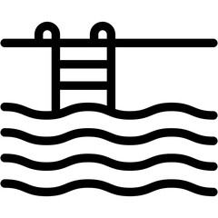 Swimming Pool, Pool, Water, summertime, Sports Icon