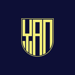 yan letter logo design