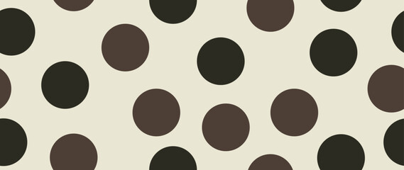 Vector flat background. Minimalist trendy abstract polka dot pattern on a light background. Perfect for screensaver, poster, card, invitation or home decor.