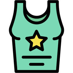 Vector Icon Tank Top, T-shirt, Fashion, Clothes, Star