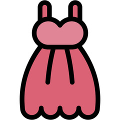 Vector Icon Cocktail Dress, Woman, Clothing, Fashion, Clothes