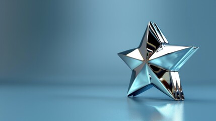 A photorealistic image of the most downloaded star stock photo.