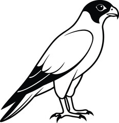 Obraz premium Egol silhouette vector illustration 