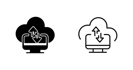 Data Transfer Vector Icon