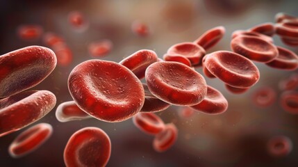 Fototapeta premium Red blood cell