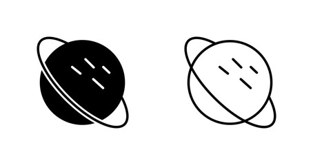 Saturn Vector Icon