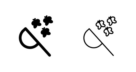 Butterfly Catcher Vector Icon