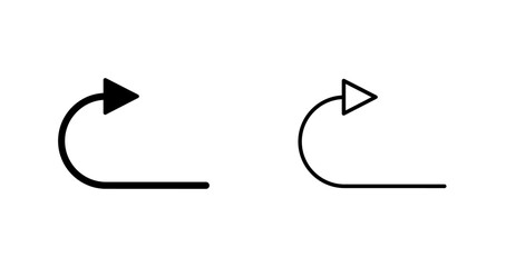 Arrow Pointing Right Vector Icon