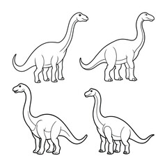 Tyrannosaur Vector Illustration: Detailed Prehistoric Dinosaur Art for Digital Graphic Projects