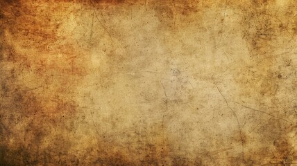Vintage Yellow Grunge Texture Background with Subtle Patterns