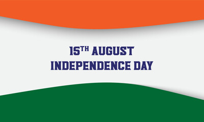 15th August Independence Day Vector: Celebrating India's Freedom, Elevate designs with this vector featuring four vibrant brush strokes