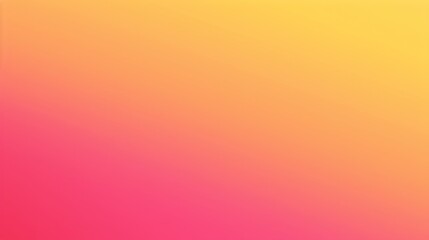  Soft Pink and Yellow Solid Color Gradient Background with Natural Transition, Flat Design Image for Graphic Design