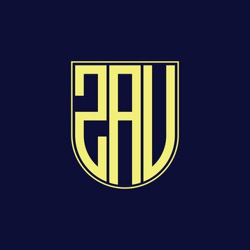 zau letter logo design
