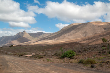 Mountains in area of Famara, Lanzarote, Spain..