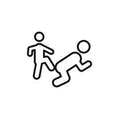 abandonment logo sign vector outline